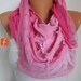 Pink Shawl Scarf Cowl Scarf Women Scarves Lace Scarf - Pink Tones - fatwoman