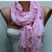 BIG SALE WAS 19, Now 15 - Pink  - Shawl Scarf -  Cowl by Fatwoman