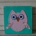 OWL, Children's art, whimsical owl, wall decor, children's room decor, nursery