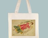 Virgo Astrological Sign Vintage Star Chart Illustration 15x15 Tote -- other tote sizes available