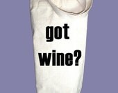 Got Wine  Canvas Alcohol/Wine Gift Bag
