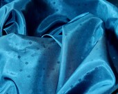 Fabric Sale, BDC4995 Marc Jacobs Lining Polka Dot Jacquard Bermuda Blue 60" Wide, By the Yard,