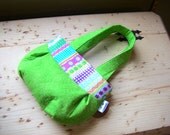 Clutch Purse - little girls clutch bag - lime green