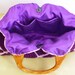 Free shipping HANDMADE & KNITTED BAGS valentine for her, - (purple) seasonal,gift,love,Afghan Crochet Bag, Handbag