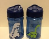 Personalized 'Dinosaur'  Mini Water Bottle
