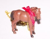 Vintage horse necklace