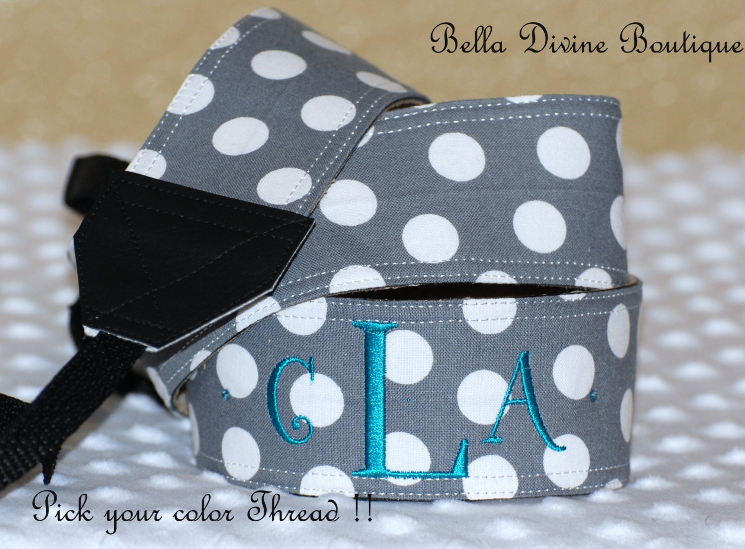 Custom personalized camera strap D/SLR Cannon Nikon