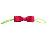 NEW Petite Alice Boutique Bows - The Alice Collection - Handmade 7/8" Grosgain Bow on CHOICE of Elastic - CUSTOM