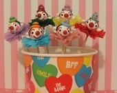 Carnival Clown Cupcake Toppers/Picks/Cake Decorations Il_170x135
