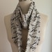 Vintage I Love You Infinity Scarf