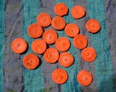18 Moroccan Berber felt washer beads