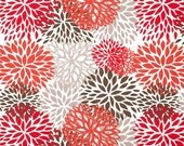 SET OF TWO - 20x20 Indoor / Outdoor  Designer Pillow In Bloom Salmon, Decorative Pillow Covers, Throw Pillow,Pillows