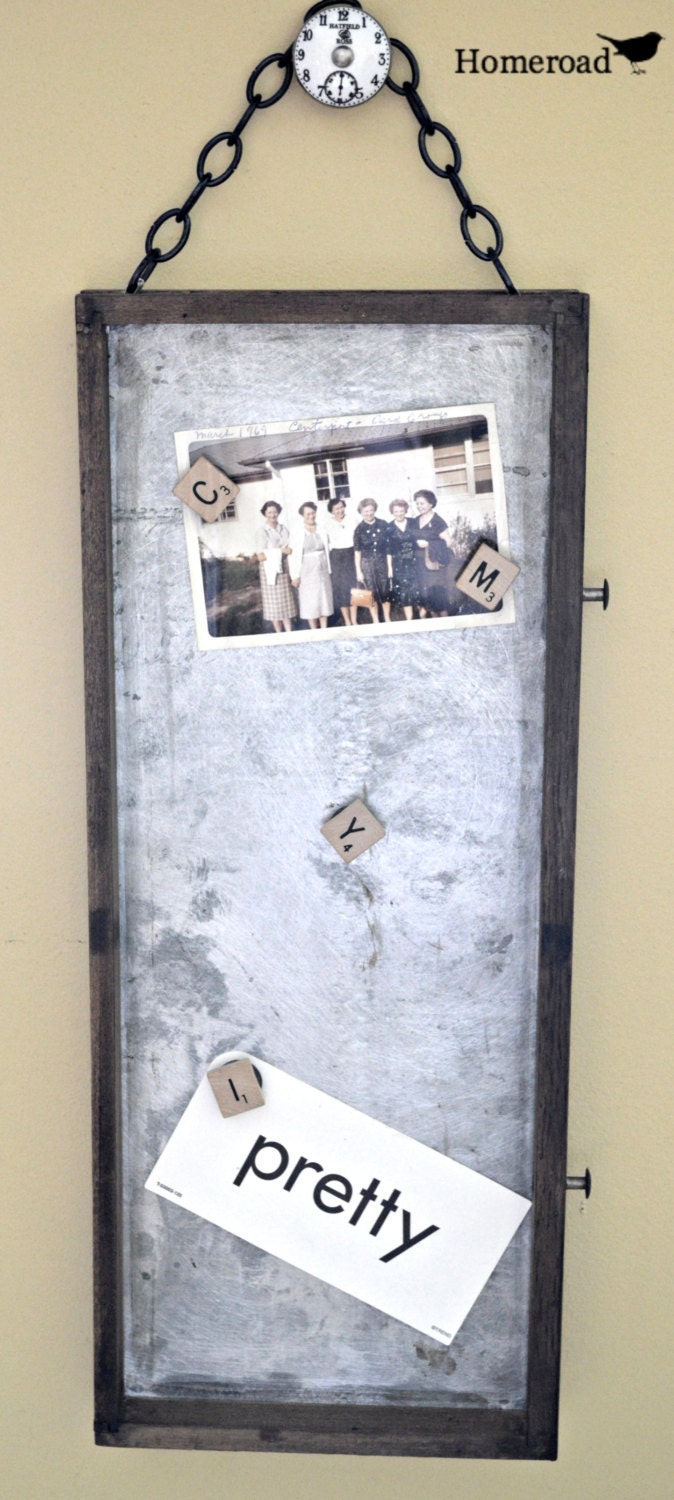 Galvanized Steel Drawer Memo Board