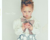 Girl Blouse: The Stripe and Bow Blouse from the Autumn Winter 12 Collection by Fleur and Dot