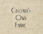 Medium Drum Lamp Shade in Customer's Own Fabric