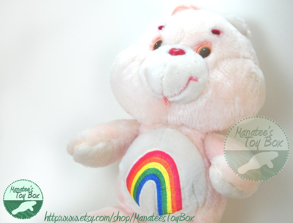 Vintage Care Bear Plush: Cheer Bear 13 inch