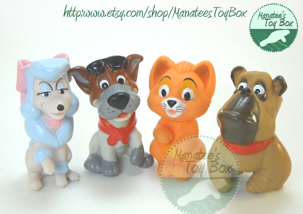 Disney Oliver and Company Complete Set 1980s Toys