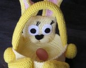 Bunny Basket/Easter Bunny Basket/Crochet Easter Basket/Crochet Amigurumi Bunny