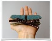 Wool Felt Needle Book // Deep Dark Wood // LoftFullOfGoodies