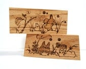 Hand-crafted Wood Pencils/Pens Holder - My Neighbour Totoro - Solid Oak - Made to Order