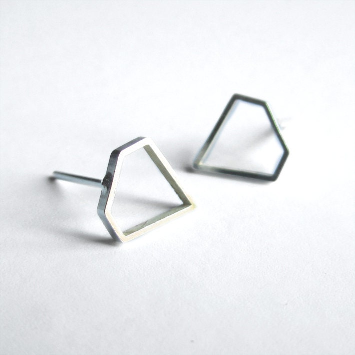 NEW - Tiny diamond sterling silver plated