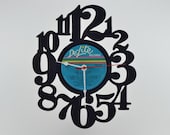 Vinyl Record Clock (artist is Kool and the Gang)