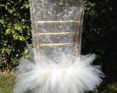 Ballerina Bride Chair Cover, Bridal Shower Decoration, Wedding Decoration