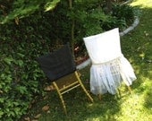 Viva Glam Bride and Groom Wedding Day Chair Covers