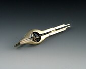 Bronze Mass Relay Tie Clip