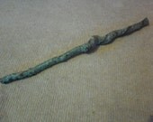 Oak Wand/Smudge fan/talking Stick Craft wood - NATURAL Not Carved druid witch shaman pagan