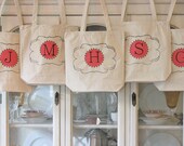 6   "CLASSIC TOTES" -Monogrammed tote bags- Bridesmaid Tote Bag - Personalized by Modern Vintage Market