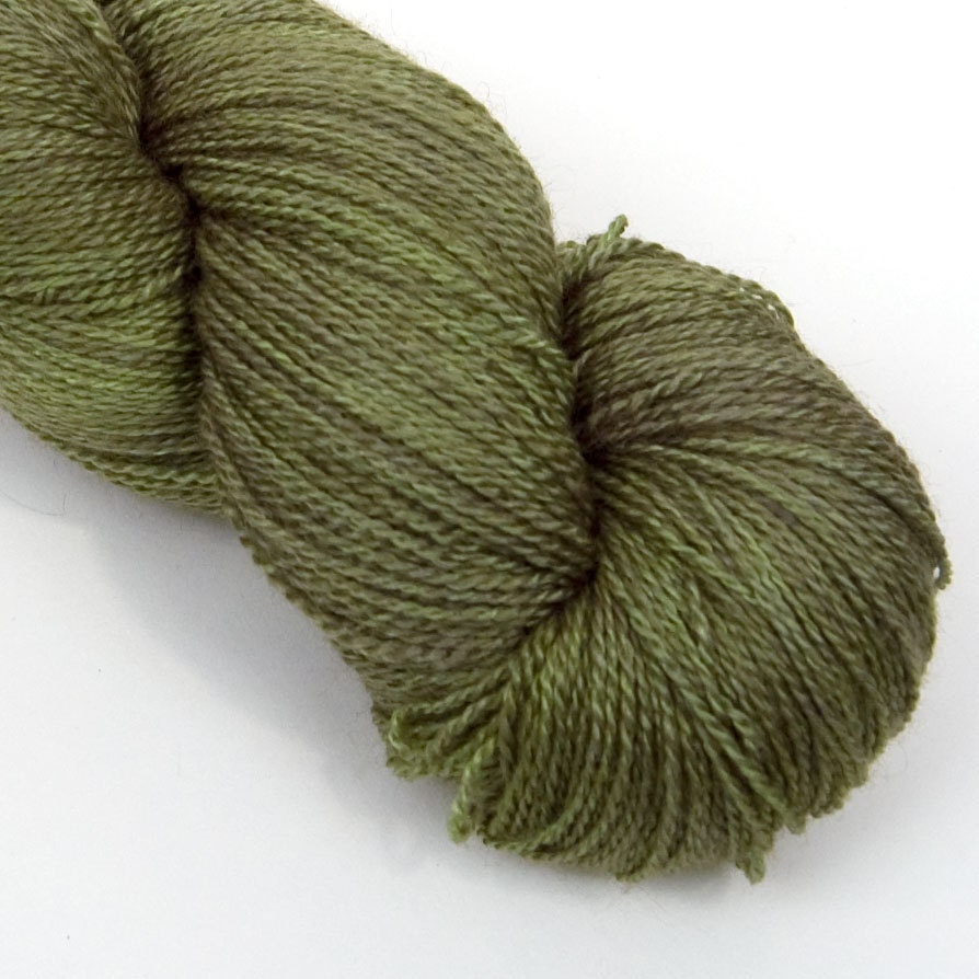 BFL/Silk Wonder Heavy Laceweight in Basil