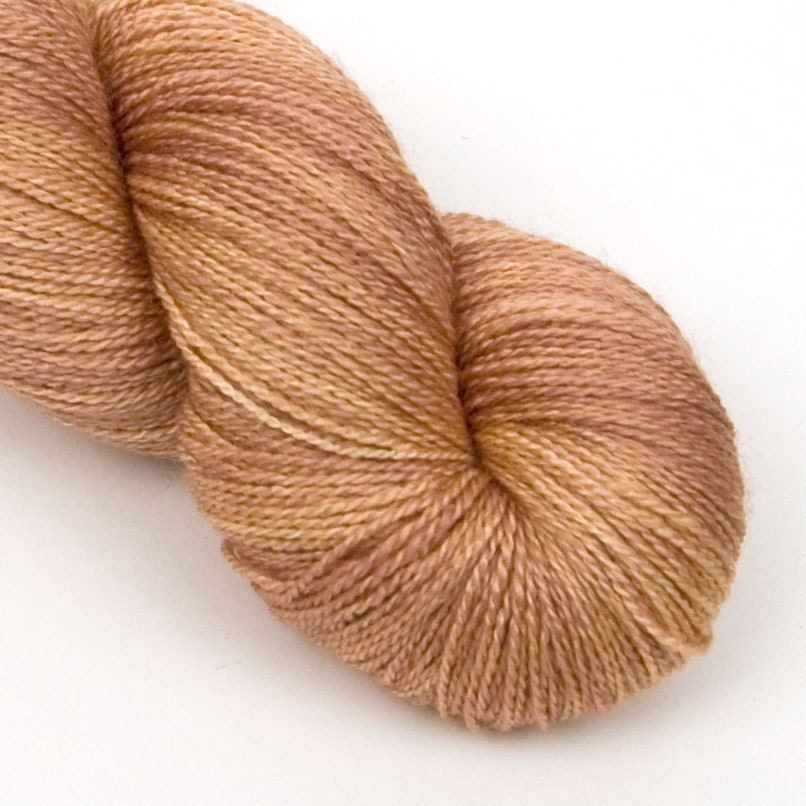 BFL/Silk Wonder Heavy Laceweight in Dark Gold
