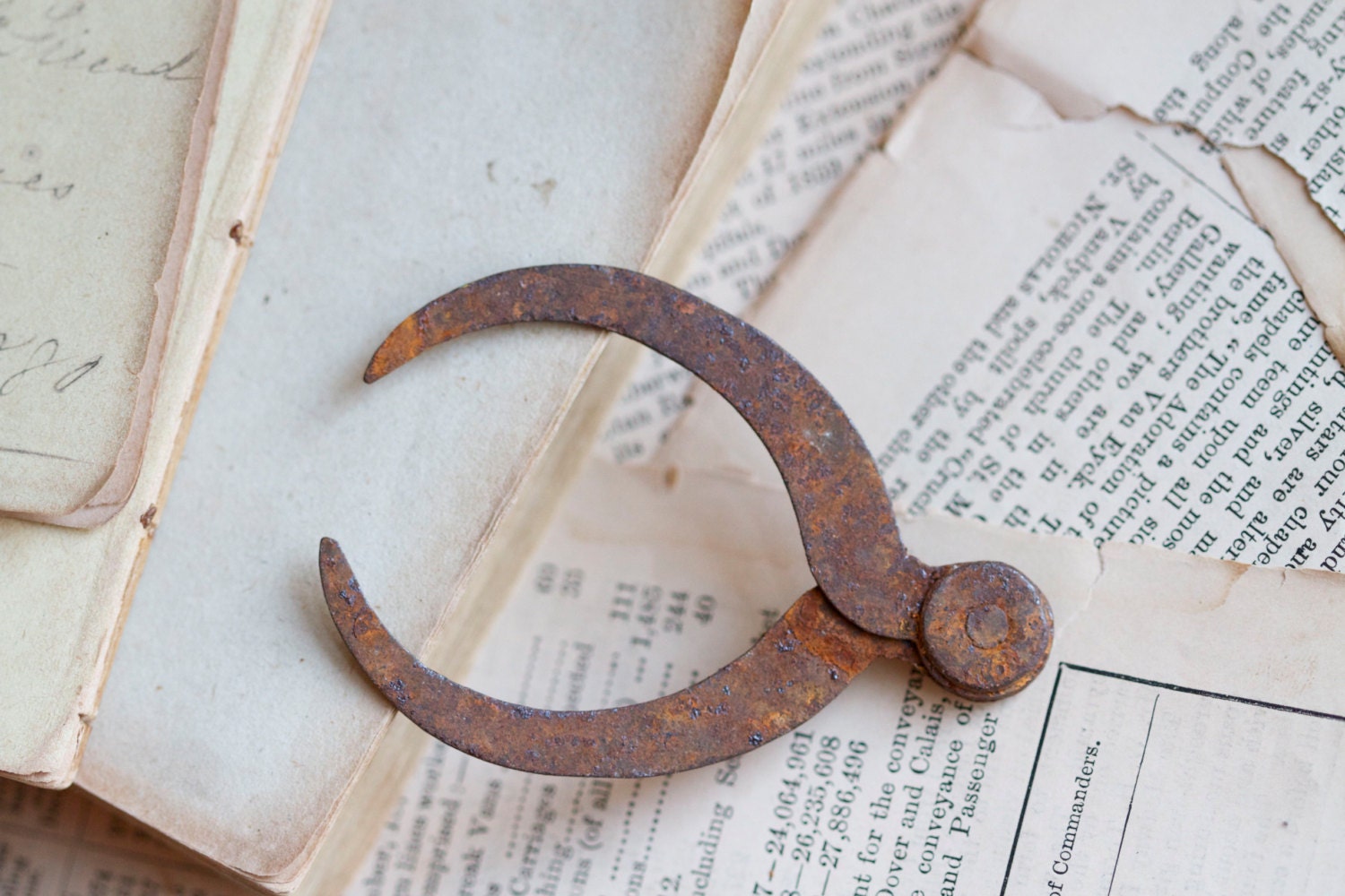 Little old and Rusty Measuring Tool - Antique