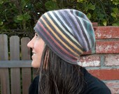 Crochet Pattern-- Very Versatile Striped Beanie --Crochet Pattern