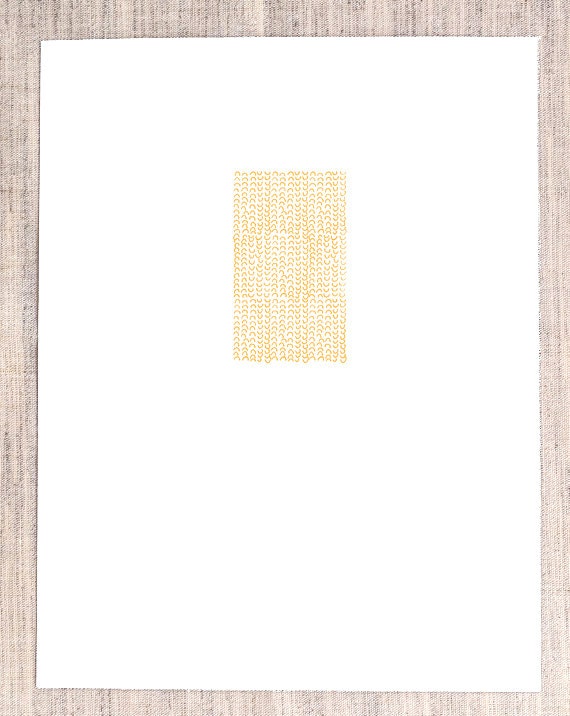 Pattern Print in Yellow