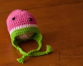 CROCHET PATTERN - Watermelon Hat