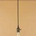 Bare Bulb Pendant Light - Antique Reproduction Cloth Wire - Edison Light Bulb - Minimalist Home Decor
