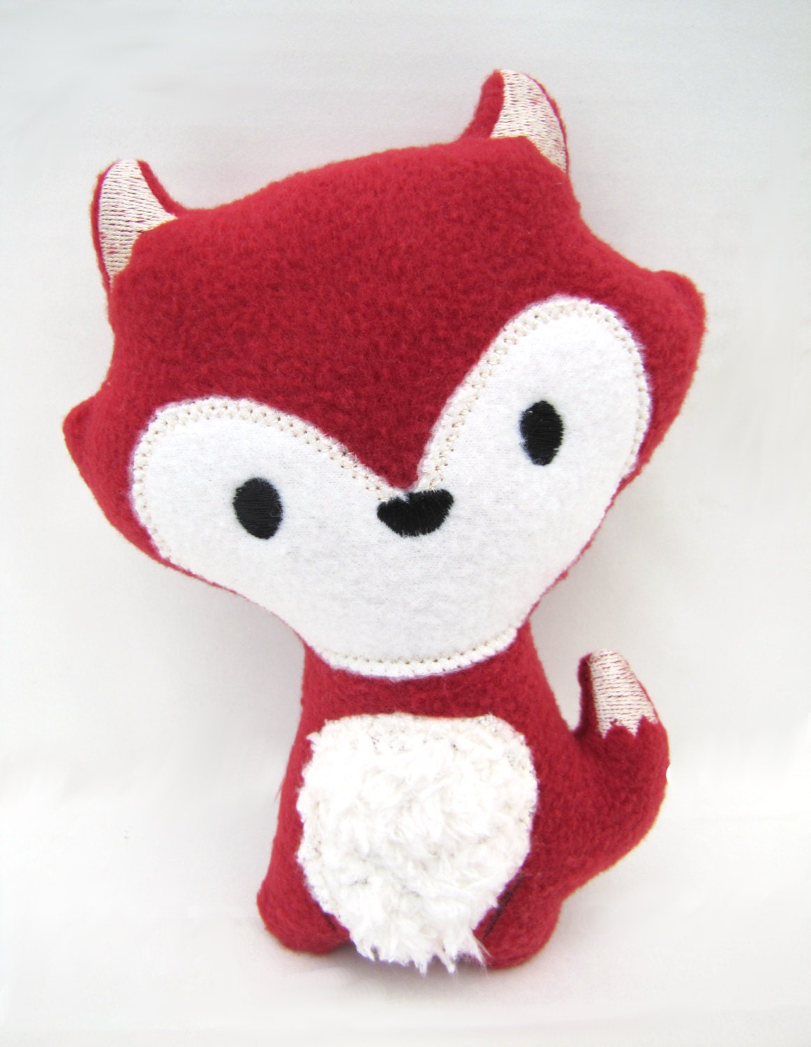 Plush Red Fox -- Woodland Baby Toy -- Stuffed Animal