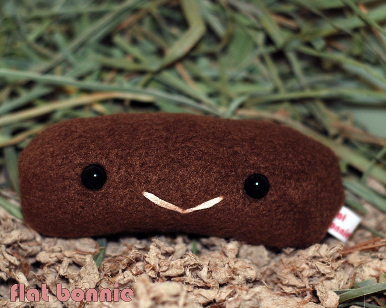 Guinea Pig Poop Plush - Flat Cavy's BFF "GuineaPoo"