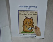 HAMSTER SEWING Cross Stitch Pattern Book - DH Designs (2004)