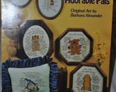 THIS IS ME Adorable Pals Cross Stitch Pattern Book - Sew Fine (1983) Cute Sampler