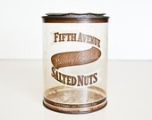 Fifth Avenue Salted Nuts Container