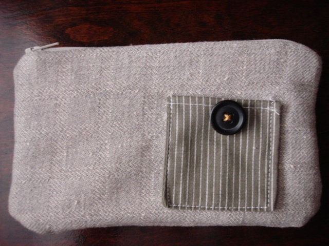 wool zipper pouch