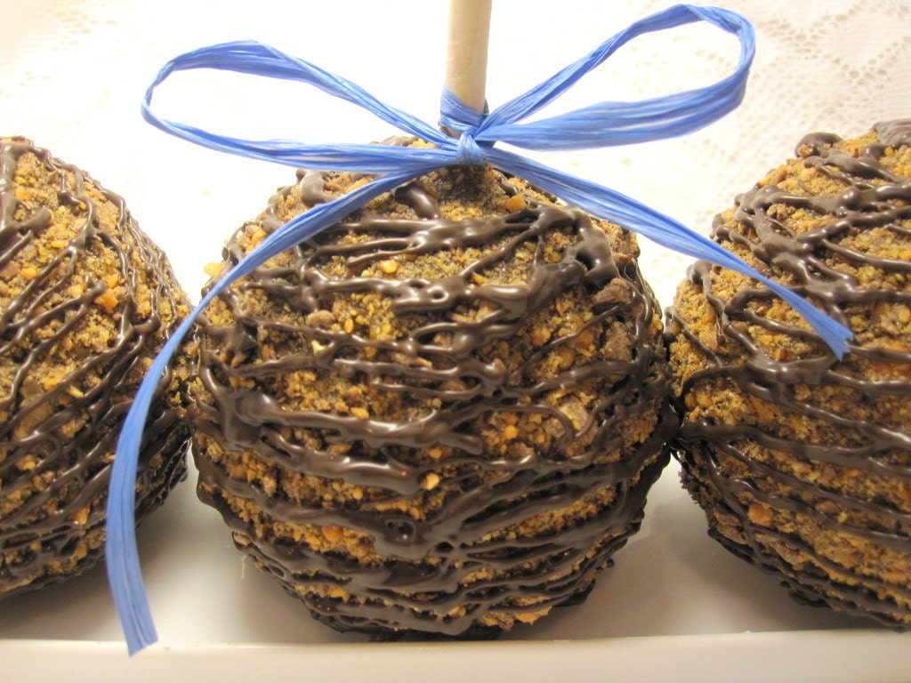 Butterfinger Chocolate Candy Apple