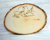 Alternative Guest Book Table Centerpiece Wedding Decor  Personalized Custom