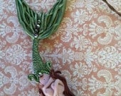 Unique Lucky Mermaid  Necklace
