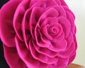 Suzannah Felt Rose Flower Decorative Pillow Pattern and 2 BONUS Pillow Covers Tutorial PDF ePattern How To
