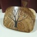 Tree Handmade Hair Barrette - Natural Wooden Hair Clip Made From Spalted Ash