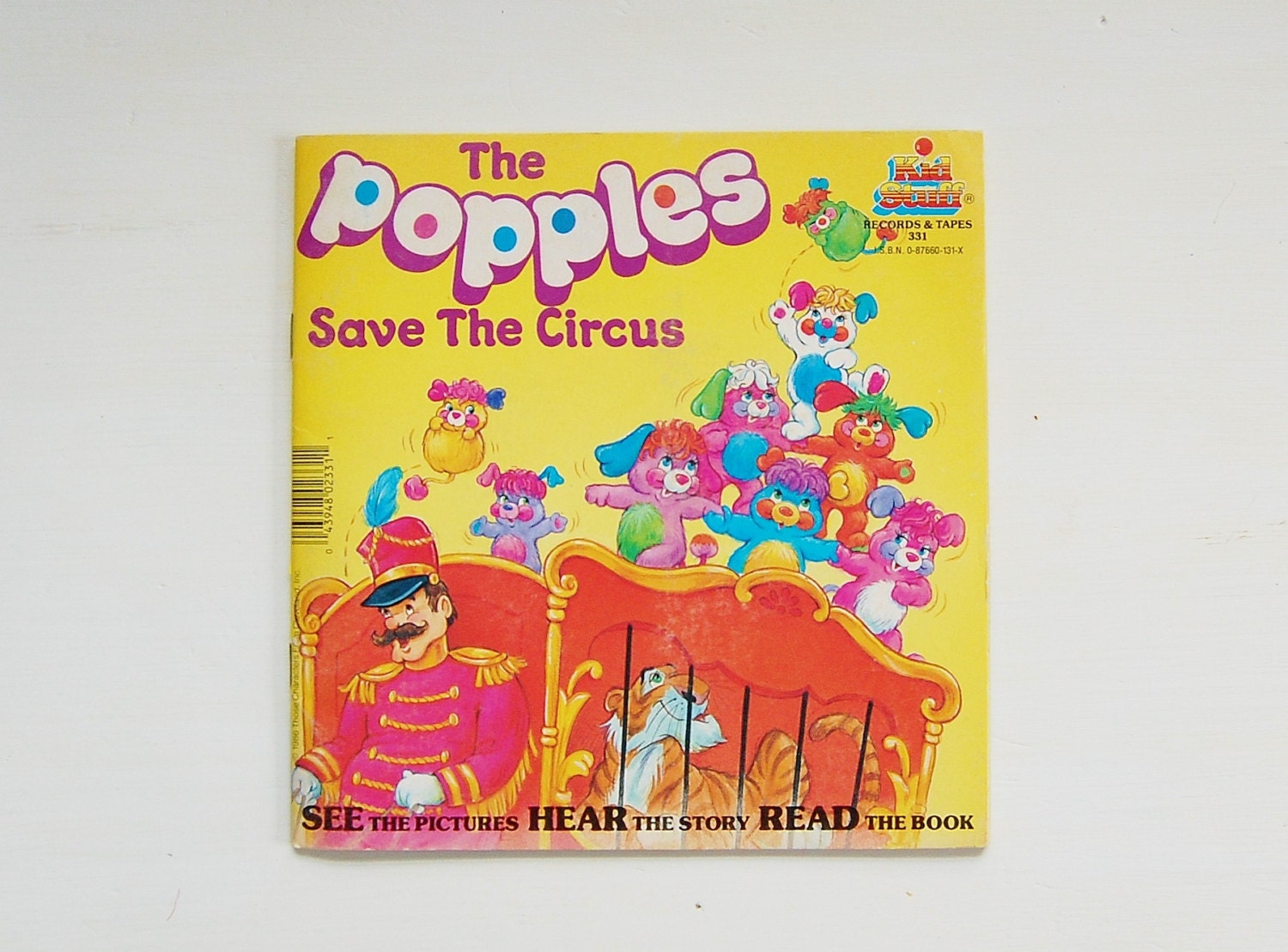 The Popples Save The Circus 1980 Record Book